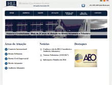 Tablet Screenshot of hll.com.br